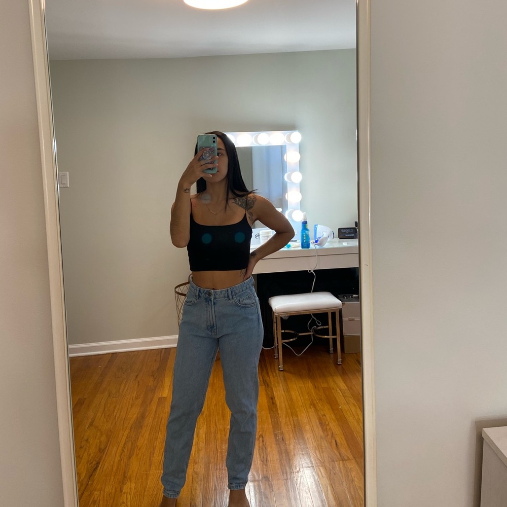 Zara mom jeans